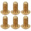 50Pcs M4 x 8mm Copper Hex Socket Screws Half Round Head Fasteners Hardware 8