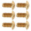 50Pcs M4 x 8mm Copper Hex Socket Screws Half Round Head Fasteners Hardware 12