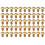 50Pcs M4 x 8mm Copper Hex Socket Screws Half Round Head Fasteners Hardware 2