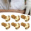 50Pcs M4 x 8mm Copper Hex Socket Screws Half Round Head Fasteners Hardware 6