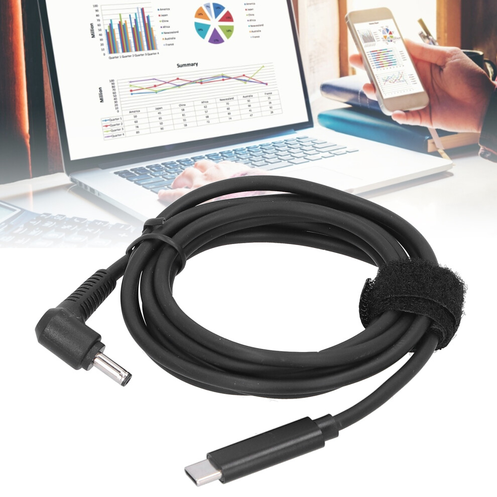 150Cm Typec Male To Dc 4.0 X 1.35Mm Power Charging Cable, 3A 9341359960524