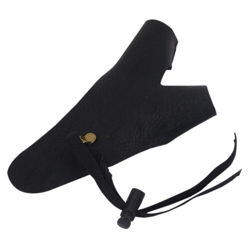 Adjustable Leather Shooting Glove for Left Hand Archery Hand Guard Protector 2