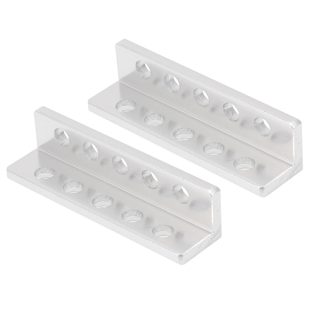3103-0005-0048 Aluminum L-Shaped Beam Bracket 12X12x48mm Silver 6911359960959