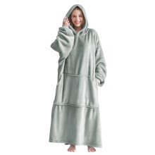 130cm Hoodie Blanket Oversized Hoodie Sherpa Fleece Giant Big Hooded Sweatshirt