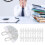 20Pcs Silver Musical Note Paperclip Set - Unique & Creative Design 8