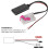 32-poliger Auto-Bluetooth-AUX-Adapter für A3 A4 A6 A8 TT R8 RNS-E 6