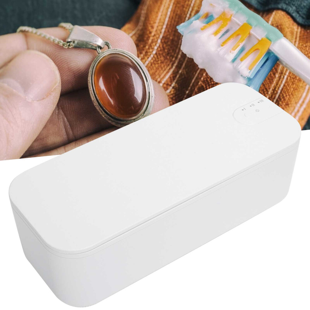 Ultrasonic Jewelry Cleaner JL020 24W Stainless Steel, 42KHz, US Plug-image-OPC-PMWPTJV-NEW