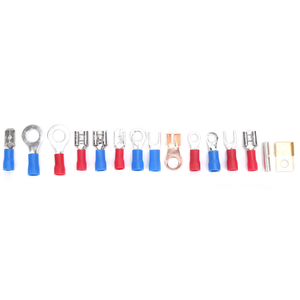 300Pcs Tin Plated Brass Cold Pressed Wire Terminals, Flame Retardant 9341359962825