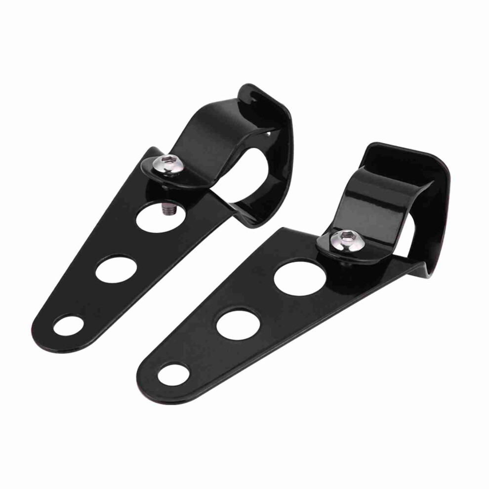 Motorcycle Headlight Bracket Stainless Steel Fork Support Â Small Stand Black 4681359962704