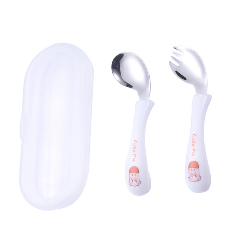 3 Sets Kinderbesteck Mit Gabel Übungslöffel Geschirr ( ) 1