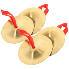 2 Paar Fingerzimbeln Kleine Handzimbeln Bauchtanz Tanz Musikinstrument
