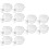 12 Acrylfutterteller Mit Saugnapf Für Und Garnelen 8