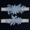 2 Paar Himmelblau Strumpfband Mit Perlendesign 8