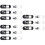18 Teile Laptop Abdeckung Panda Muster 8