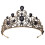 3 Brautlegierung Tiara Mit Blattmuster Haarreif 1