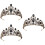 3 Brautlegierung Tiara Mit Blattmuster Haarreif 7