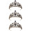 3 Brautlegierung Tiara Mit Blattmuster Haarreif 6