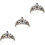3 Brautlegierung Tiara Mit Blattmuster Haarreif 9