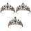 3 Brautlegierung Tiara Mit Blattmuster Haarreif 3