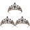 3 Brautlegierung Tiara Mit Blattmuster Haarreif 2