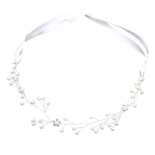 3Teile Handgemachtes Perlen Stirnband Mit Für Hochzeit