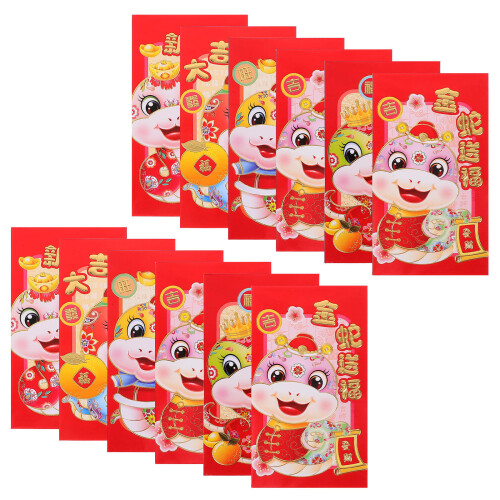 60 Chinesisches Neujahrs Rot-Envelope Jahr Schlange