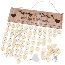 3 Sets Diy Holz Hängender Countdown Kalender Für