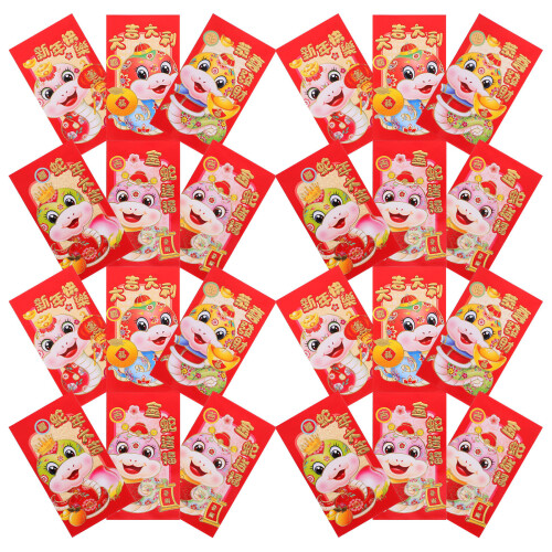 60 Chinesisches Neujahrs Rot-Envelope Jahr Schlange 2