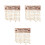3 Sets Diy Holz Hängender Countdown Kalender Für 3
