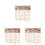 3 Sets Diy Holz Hängender Countdown Kalender Für 2