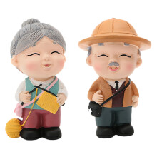 4 Großvater Und Großmutter Cake Topper Set