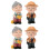 4 Großvater Und Großmutter Cake Topper Set 5
