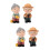 4 Großvater Und Großmutter Cake Topper Set 7
