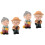 4 Großvater Und Großmutter Cake Topper Set 4