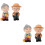 4 Großvater Und Großmutter Cake Topper Set 6