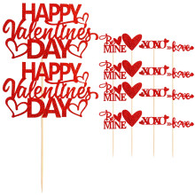 250 Valentinstag Cupcake Toppers Kuchendekoration Hochzeitsfeier