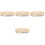4 Rolls Dekorations-Geschenkverpackungsband Festtags-Paketband 3