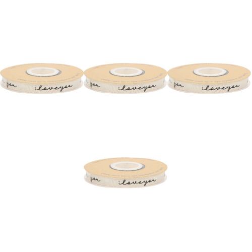 4 Rolls Dekorations-Geschenkverpackungsband Festtags-Paketband 2