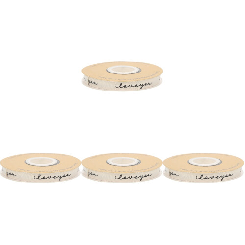 4 Rolls Dekorations-Geschenkverpackungsband Festtags-Paketband 1