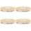 4 Rolls Dekorations-Geschenkverpackungsband Festtags-Paketband 5