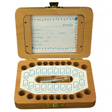 3 Sets Babyzahnpflegebox Holz Zur Aufbewahrung Von Milchzähnen