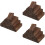 36 Platzkartenhalter Holzschild Displayständer Tischnummernhalter 6