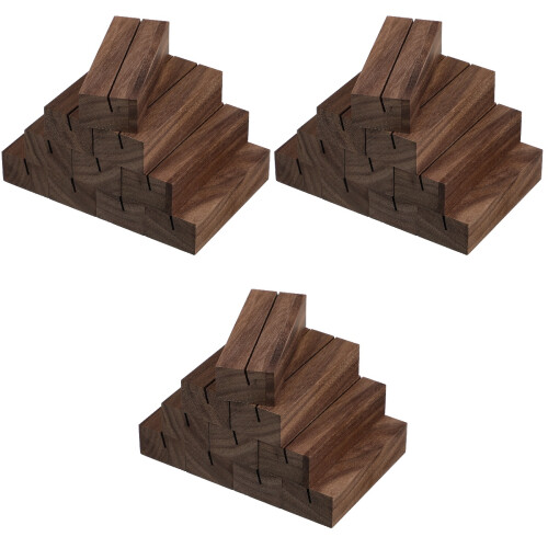 36 Platzkartenhalter Holzschild Displayständer Tischnummernhalter 2