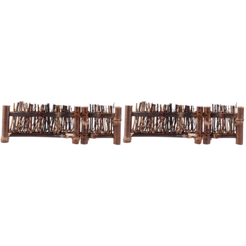 2 Handgeweven Bamboe Scherm Voor Bonsai (M, Bruin) 2