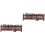 2 Handgeweven Bamboe Scherm Voor Bonsai (M, Bruin) 5
