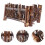 2 Handgeweven Bamboe Scherm Voor Bonsai (M, Bruin) 9