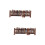 2 Handgeweven Bamboe Scherm Voor Bonsai (M, Bruin) 8