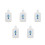 5 Stks Water Plastic Kruiscontainer Voor 7
