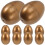 30 Stuks Gouden Plastic Vullbare Eieren Snoep Doosjes 1