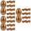 30 Stuks Gouden Plastic Vullbare Eieren Snoep Doosjes 7